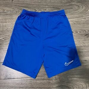 Nike Boys’ Athletic Shorts Size Large Blue Dri-Fit Shorts Activewear
